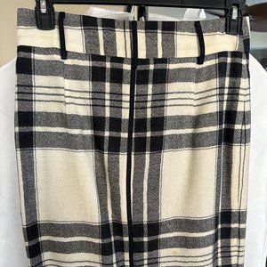 Plaid Pencil Skirt